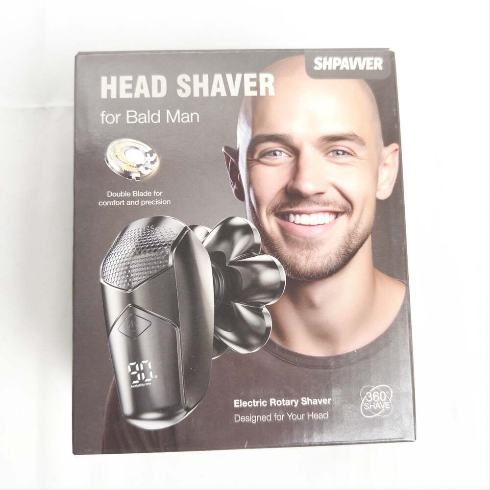 SHPAVVER MS-672 5-in-1 Electric Head Shaver Grooming Kit for Bald Men